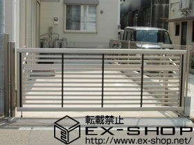 のカーゲート ワイドオーバードアR ライフモダンY型 手動式 施工例