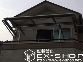 のバルコニー・ベランダ屋根 ヴェクターテラス R型 ルーフタイプ 単体 積雪〜20cm対応 施工例