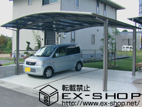 のカーポート カーブポートシグマIII ワイド　積雪〜30?対応 施工例