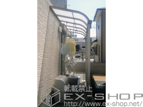 のテラス屋根 パワーアルファRB型 標準仕様 積雪〜30cm対応+前面スクリーン 2段仕様 施工例