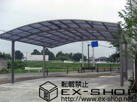 のカーポート カーブポートシグマIII ワイド 積雪〜20cm対応 施工例