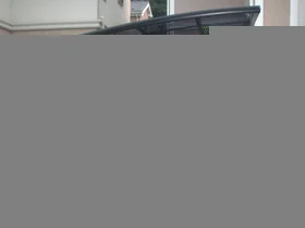 LIXIL リクシル(トステム)のカーポート カーブポートシグマIII 積雪～20cm対応+サイドパネル 1段H800 施工例