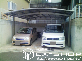 のカーポート カーブポートシグマ? ワイドタイプ 積雪〜20cm対応 施工例