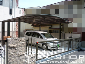 のカーゲート ワイドオーバードアR1型　手動式 施工例