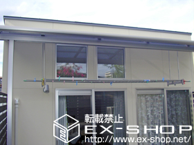 のバルコニー・ベランダ屋根 ライザーテラス?F型 屋根タイプ 単体 積雪〜20cm対応 施工例