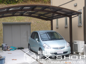 のカーポート プレシオスポート ワイドタイプ 積雪〜20cm対応 施工例