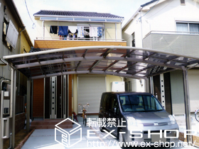 のカーポート カーブポートシグマIII ワイド　積雪〜20cm対応 施工例