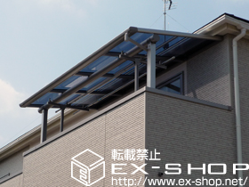 のバルコニー・ベランダ屋根 ヴェクターテラス F型 屋根タイプ 単体 積雪〜20cm対応 施工例