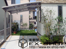 のカーポート カーブポートシグマIII 積雪〜20cm対応 施工例