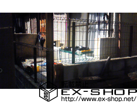 のフェンス・柵 イーネットフェンス1F型 自由柱タイプ 施工例