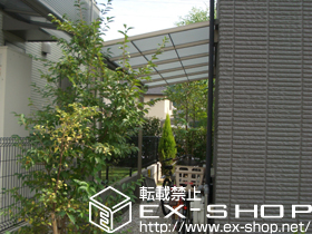 のテラス屋根 メニーウェルF型 テラスタイプ 単体 積雪〜20cm対応 施工例