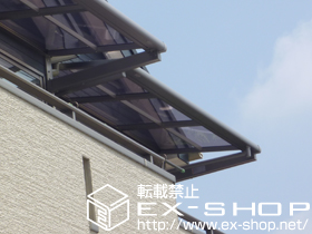 のバルコニー・ベランダ屋根 ライザーテラスII F型 ルーフタイプ 積雪〜20cm対応 施工例