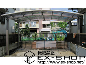 のカーポート カーブポートシグマ? ワイド 積雪〜20cm対応 施工例