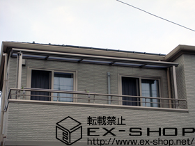 のバルコニー・ベランダ屋根 ライザーテラスII   F型 屋根タイプ 単体　積雪〜20cm対応 施工例