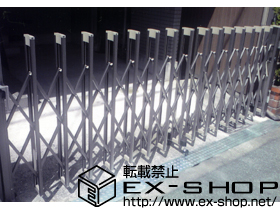 のカーゲート アルシャイン? M型 Aタイプ ノンレール 片開き 施工例