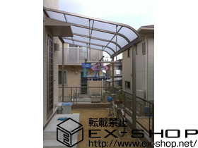 のテラス屋根 ライザーテラス? R型 テラスタイプ 特殊納まり 積雪〜20cm対応 施工例