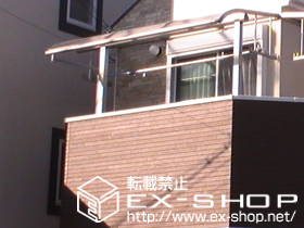 のバルコニー・ベランダ屋根 ヴェクターテラス R型 屋根タイプ 単体 積雪〜20cm対応 施工例