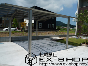 のカーポート プレシオスポート ワイドタイプ 積雪〜20cm対応 施工例