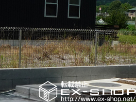 のフェンス・柵 イーネットフェンス 1F型 フリーポール 施工例