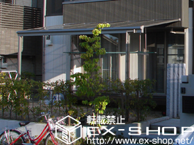 のテラス屋根 ライザーテラス? F型 テラスタイプ 積雪〜20cm対応 施工例