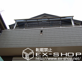 のバルコニー・ベランダ屋根 ヴェクターテラス R型 屋根タイプ 単体 積雪〜20cm対応 施工例