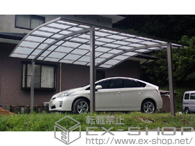 のカーポート カーブポートシグマIII ワイド 積雪〜20cm対応 施工例