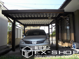 のカーポート ジーポートneo Aタイプ 積雪〜100cm対応 施工例