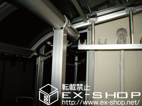 のバルコニー・ベランダ屋根 プレシオステラス R型 単体 屋根タイプ 積雪〜20cm対応 施工例