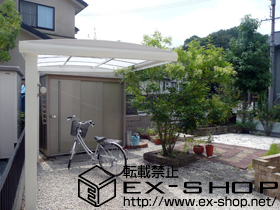 のサイクルポート・駐輪場 キューブポートプラス ミニ 積雪〜20cm対応 施工例