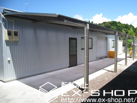 のカーポート ルーフポートシグマIII 縦連棟 積雪〜20cm対応 施工例