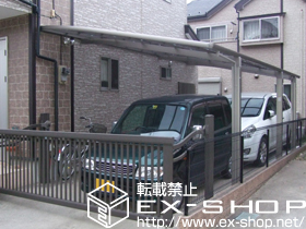 のカーポート ルーフポートシグマIII 延長 積雪〜20cm対応 施工例