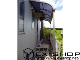 のテラス屋根 パワーアルファ RB型 テラスタイプ 単体 積雪〜30cm対応 施工例