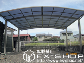 のカーポート カーブポートシグマIII ワイド 積雪〜20cm対応 施工例