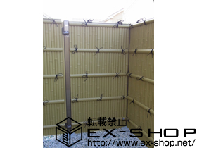 のフェンス・柵 京香 建仁寺垣 間仕切りタイプ 両面仕様 施工例