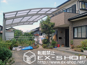 のカーポート カーブポートシグマIII  延長 積雪〜20cm対応 施工例