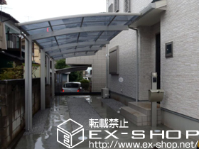 のカーポート プレシオスポート 縦連棟 積雪〜20cm対応 施工例