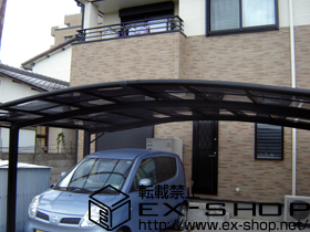 のカーポート カーブポートシグマIII ワイド 積雪〜20cm対応 施工例