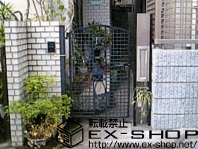 の機能門柱・ポスト スクリーンファンクションユニット 単独仕様 施工例