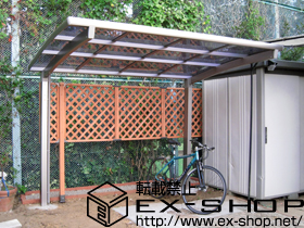 のサイクルポート・駐輪場 カーブパークシグマIII オープンタイプ 積雪〜30cm対応 施工例