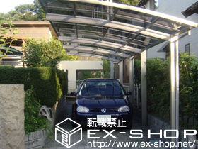 のカーポート プレシオスポート 縦連棟 積雪〜20cm対応 施工例