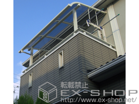 のバルコニー・ベランダ屋根 ライザーテラス? R型 屋根タイプ 積雪〜20cm対応 施工例