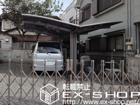 のカーポート カーブポートシグマIII Y合掌 積雪〜20cm対応 施工例