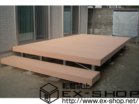 のウッドデッキ リウッドデッキ? ワイド 単体 施工例