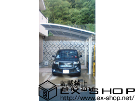 のカーポート カーブポートシグマ? 積雪〜20cm対応 施工例