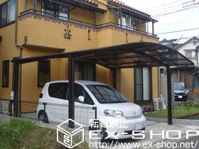 のカーポート プレシオスポート ワイドタイプ 積雪〜20cm対応 施工例