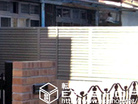 のフェンス・柵 プリレオR9型フェンス 施工例