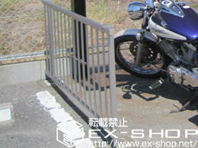 のフェンス・柵 レスティナフェンス21型 自由柱使用 施工例