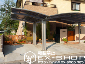 のカーポート プレシオスポート Y合掌タイプ 積雪〜20cm対応 施工例