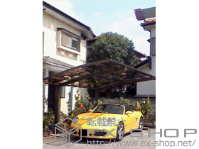 のカーポート カーブポートシグマIII 単体 積雪〜20cm対応 施工例