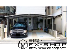 のカーポート カーブポートシグマIII ワイド 積雪〜20cm対応 施工例